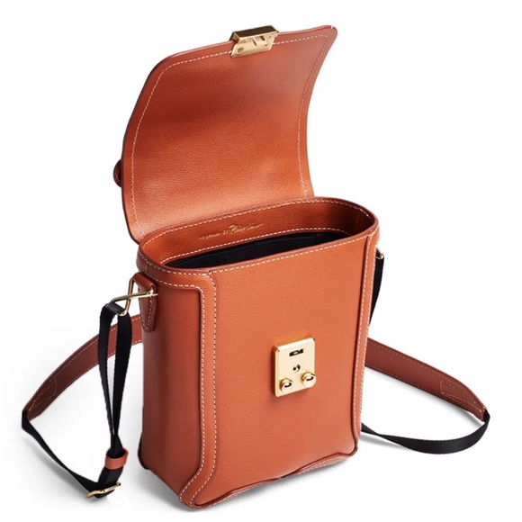 Phillip Lin 3.1 Cognac Pashli Leather Camera Bag - Picture 3 of 9